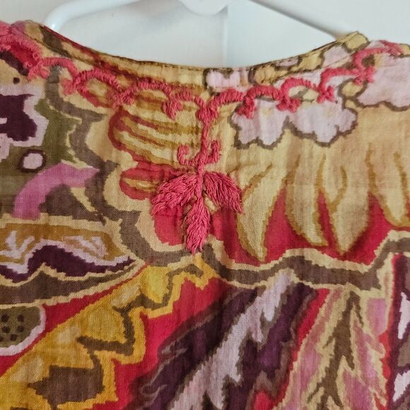 Raj Kids Adorable Bohemian Ethnic Inspired Colorful Tunic - Size 1-2 Years - Picture 6 of 13